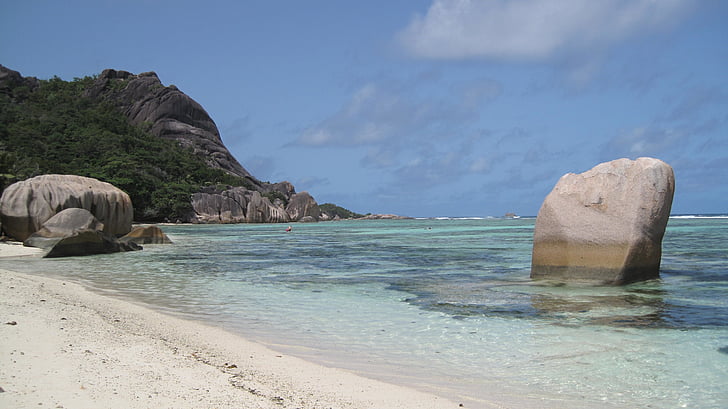 Seychelles, plajă, Oceanul Indian, tropice