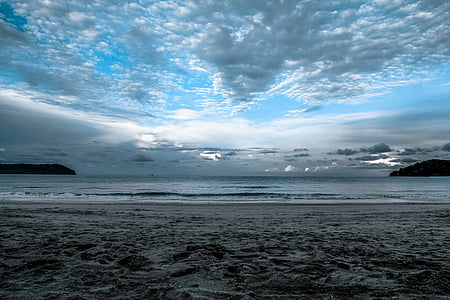 Beach, Cloud, skyer, Dawn, aften, landskab, natur