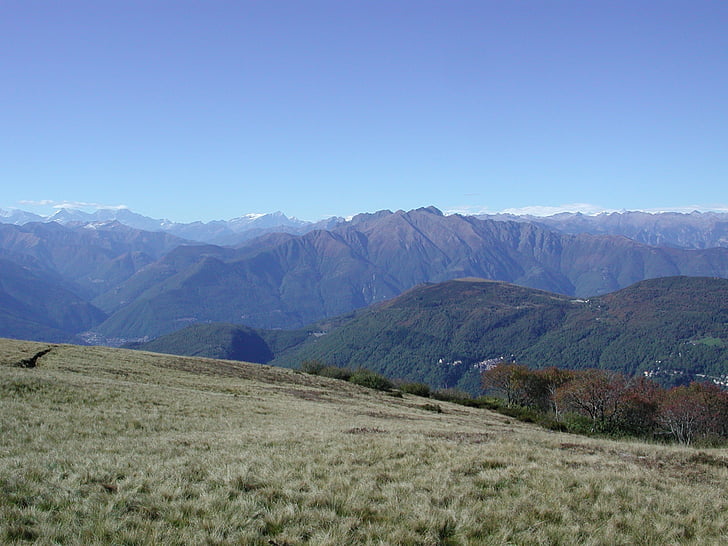 Malcantone, Suíça, Ticino, Alpina, montanhas