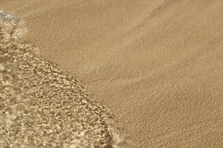 Meeresbrise, weißer sand, Brise, Wasser, Strand, kleine Kieselsteine, Wellen