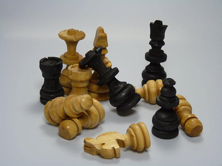 chess, strategy, black, board, game, white, king