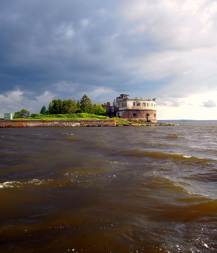 fort, kronshlot, fortress, fortification, seascape, sea, about