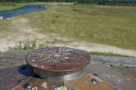 Kompass, Põhja, Lõuna, West, East, Doonau, Riedlingenis