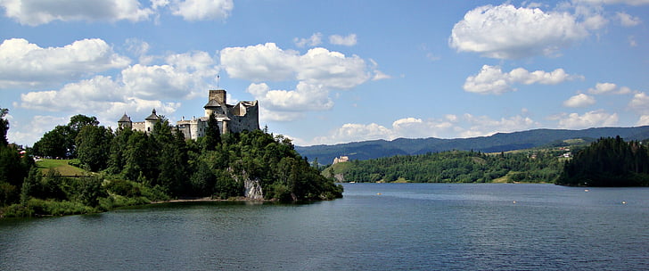 Castle, Niedzica, monument, historie, Polen, museet, turisme