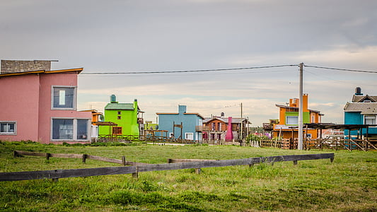 Santa clara del mar, hus, arkitektur, distriktet, Argentina, konstruksjon, landskapet