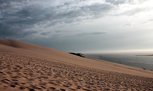 dune you pilat, sand, sea, sand dune, atlantic coast, dune, france