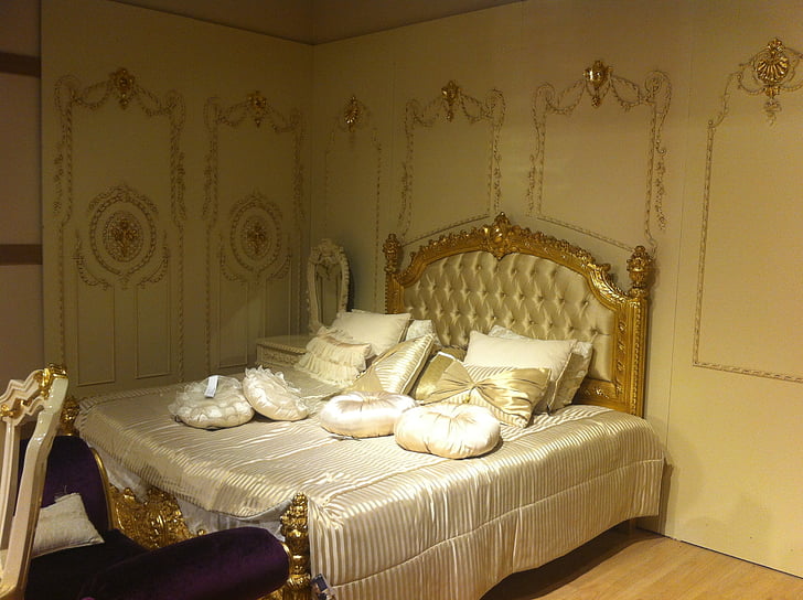 ložnice, od adnanbos, Istanbul, postel, ložnice, Luxusní, domácí pokoj