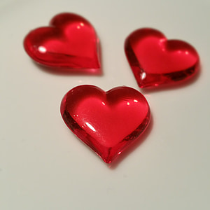 Aftelkalender voor Valentijnsdag, hart, achtergrond, liefde