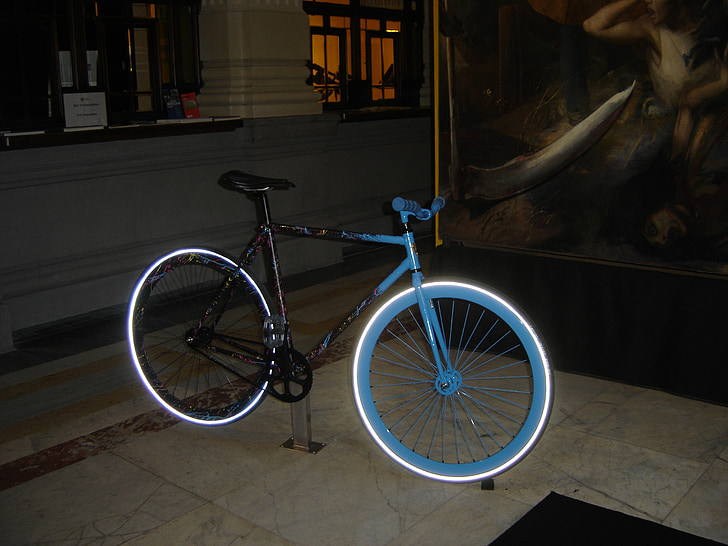 bicicleta, extraño, color