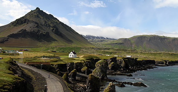 IJsland, natuur, landschap, platteland, buiten, berg, scenics