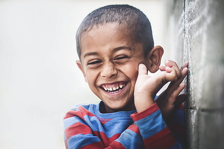 Afrika, berniukas, vaikas, laimės, juoktis, Portretas, vaikystėje