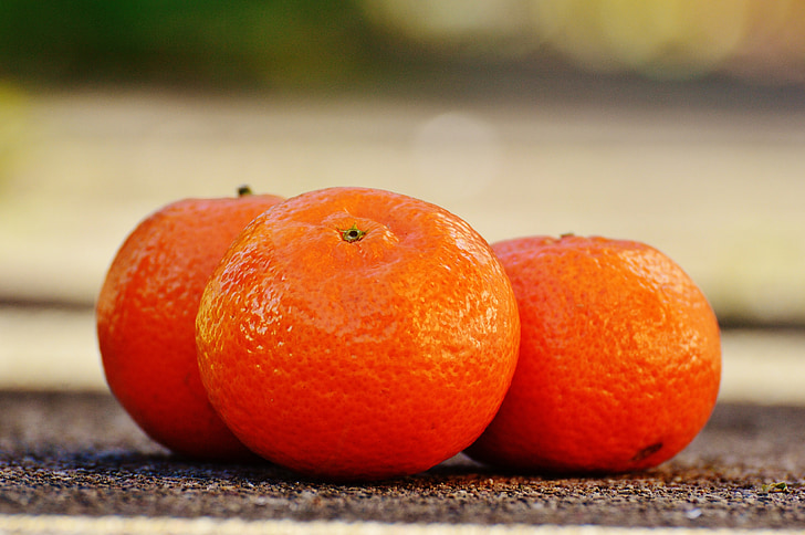 mandarinky, ovoce, citrusové plody, zdravé, vitamíny, jíst, oranžová