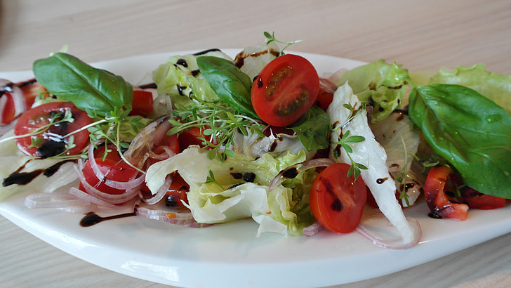 salad, mixed, tomato, mixed salad, healthy, vitamins, food