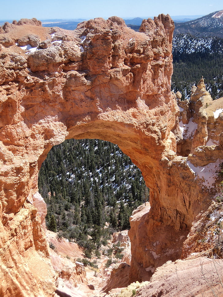 Bryce canyon, naturlig bro, Bryce, Utah, Canyon, Park, nationale