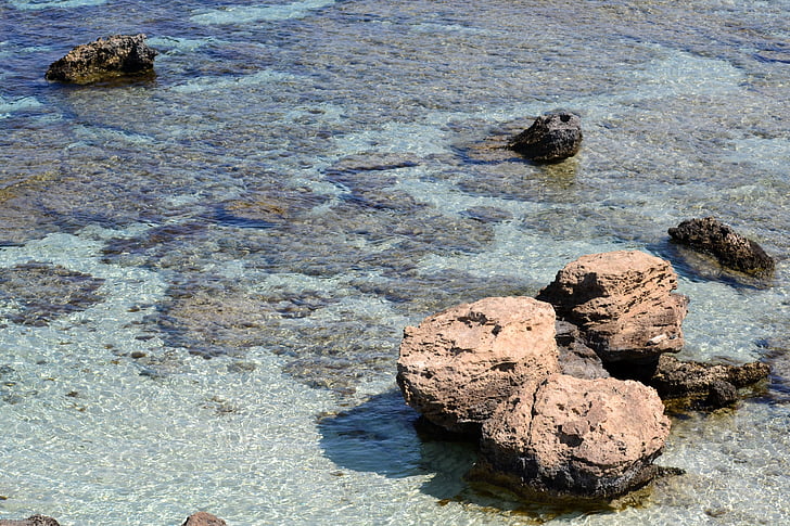 mar, piedras, Playa, verano, ola, piedras de mar, agua