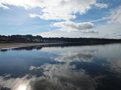 beach, sea, sky, scotland, north scotland, water, landscape