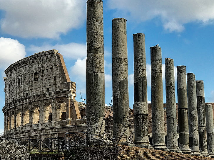 로마, 아키텍처, 여행, 고 대, 로마, 유명한, 기념물