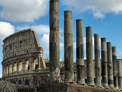 Rome, architecture, voyage, antique, romain, célèbre, monument