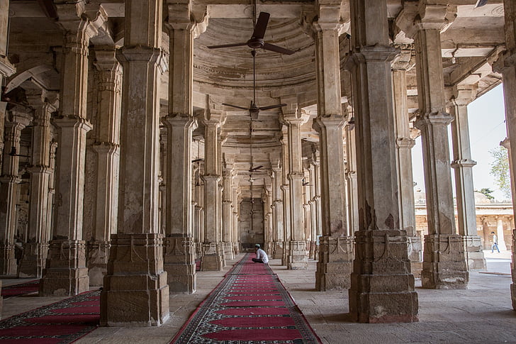 Rani sipri mecset tomb, Ahmedabad, India, Bibi rajbai, lelki, hindu, Arcitecture