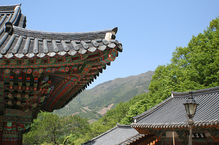 Korea, buda templisse, vaikne