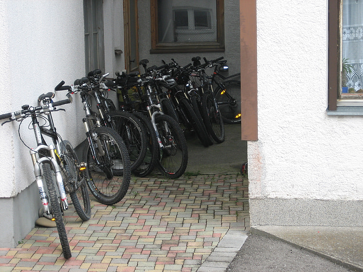 사이클링, 자전거, 멀리, transalp, 스포츠, 자전거, 거리