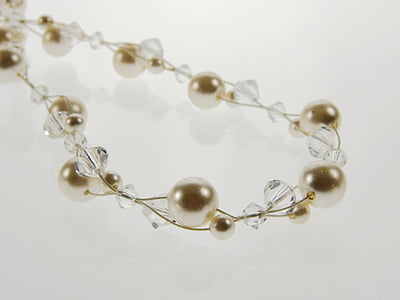 jewellery, pearl, bangle, necklace, chain, beautiful, beauty