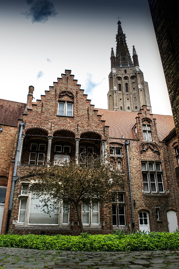 Brugge, Belgia, hoonete, keskajal, ajalugu, Flandria, arhitektuur
