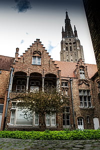 Bruges, Belgique, bâtiments, Moyen-Age, histoire, Flandre, architecture