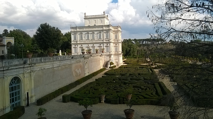 Villa, Park, Rom, arkitektur, berömda place, historia