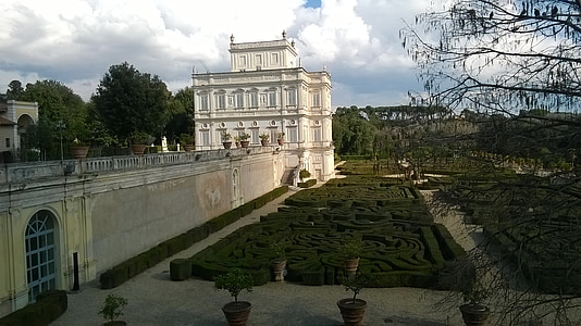 Villa, Parque, Roma, arquitetura, lugar famoso, história