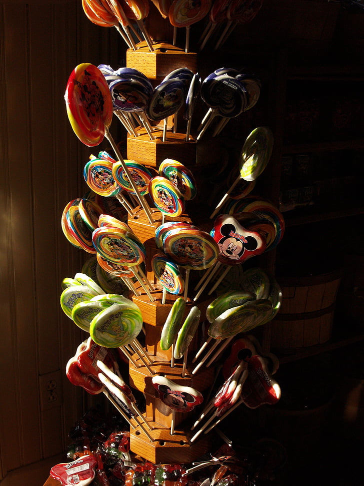 søt, godteri, Disneyland, lollipop, for barn, mini-mus, Miky musen
