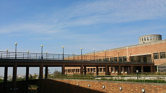 Universiteit van de voorzienigheid, Taichung, idool, zonnige dagen, brug