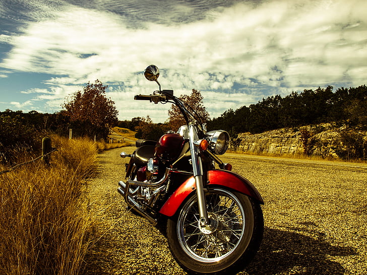 motorcycle, road, motorbike, biker, travel, speed, rider