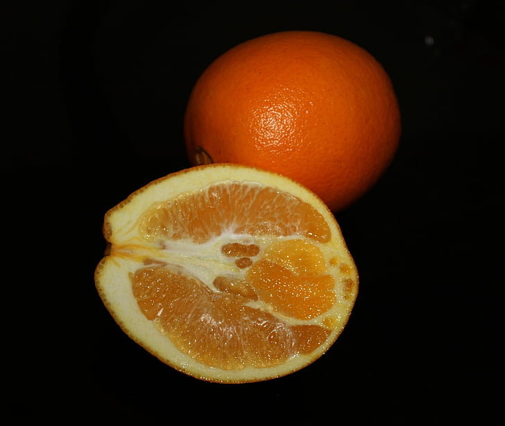 Oranje, fruit, oranje fruit, Citrus, ronde, cirkel, vitamine c