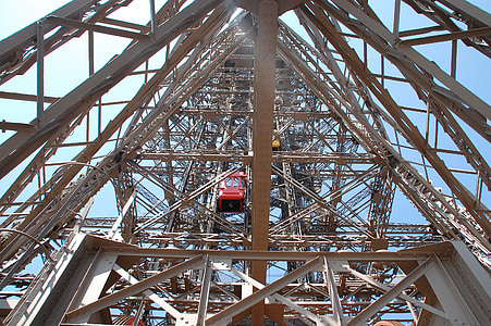 Eiffelturm, Paris, Erbe, Architektur, Aufzug
