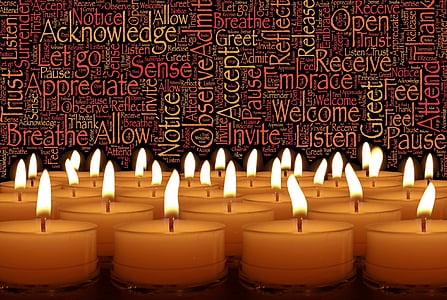 Heiligen, Candle-Light, romantische, intime, Glühen, Heiligen, friedliche