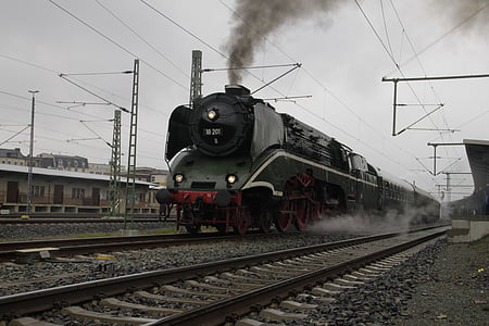 kolejowe, pociąg parowy, specjalny pociąg, Parowóz, Steam, Nostalgia, Oldtimer