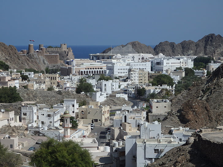 Muscat, gamlebyen, Oman