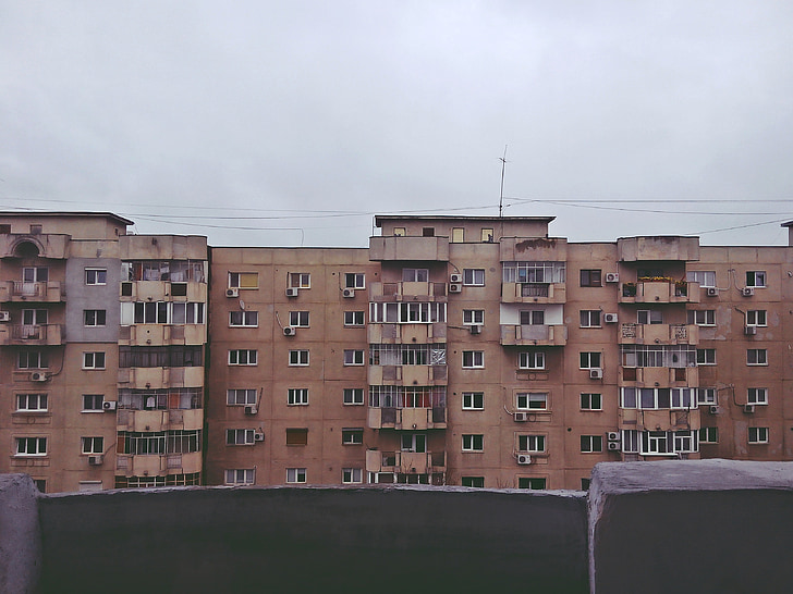 mesto, bloky, Architektúra, Urban, mesto, Apartmán, Bukurešť