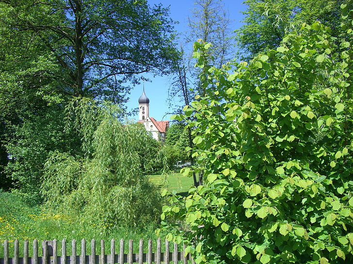Kościół klasztorny, oberschönenfeld, Szwabii, Bawaria