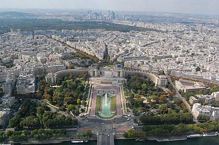 Menara Eiffel, Tour eiffel, Prancis, Paris, Menara, pemandangan, Kota