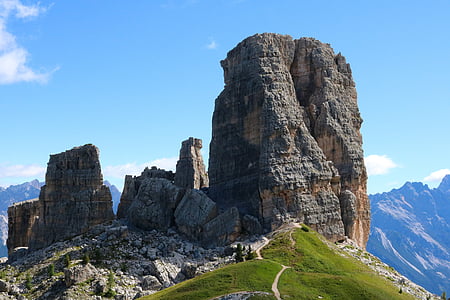 Italien, Dolomiterna, Europa, Mountain, landskap, Rocks, vacker natur