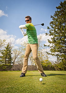 game, golf, golf ball, golf club, golfer, outdoors, person