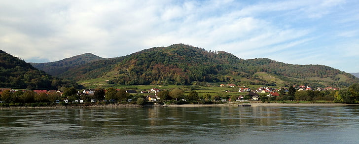 Austrija, Donavas upes, ainava, daba, tūrisms