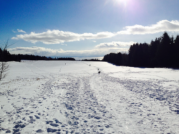 les éboulements, Charlevoix, paisatge d'hivern