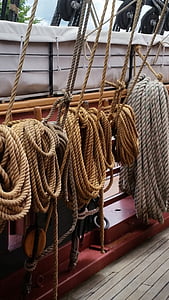 мотузка, Канати, човен, катання на човнах, кабель, лінія, Морський