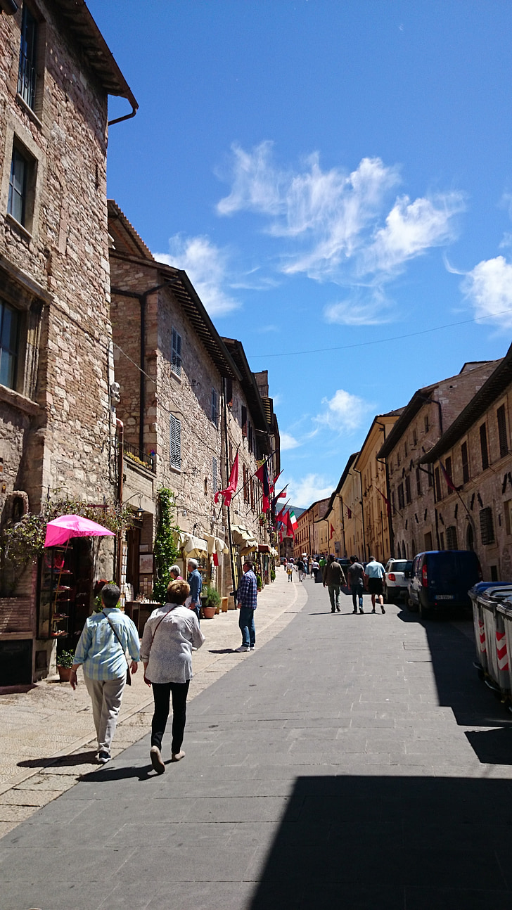 Italie, Assisi, Ombrie, Toscane, médiévale, historique, ville