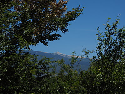 Ventoux, góry, Prowansja, prowansalskim voralpen, wapień, 1 912 m