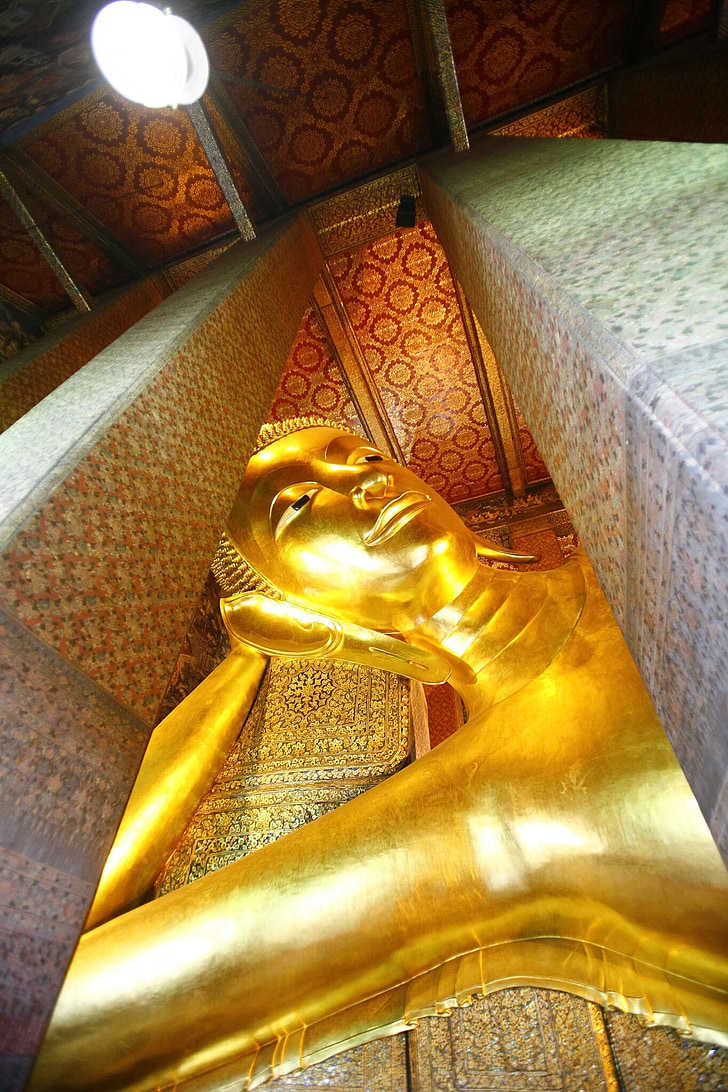 Wat, Pho, Buddha, Thailand, tempelet, Bangkok, Wat po