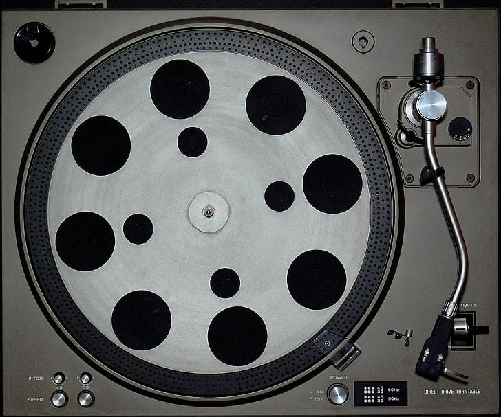 Gramofon, rekord, systemu, dźwięki, tonkunst, metalu, Maszyny